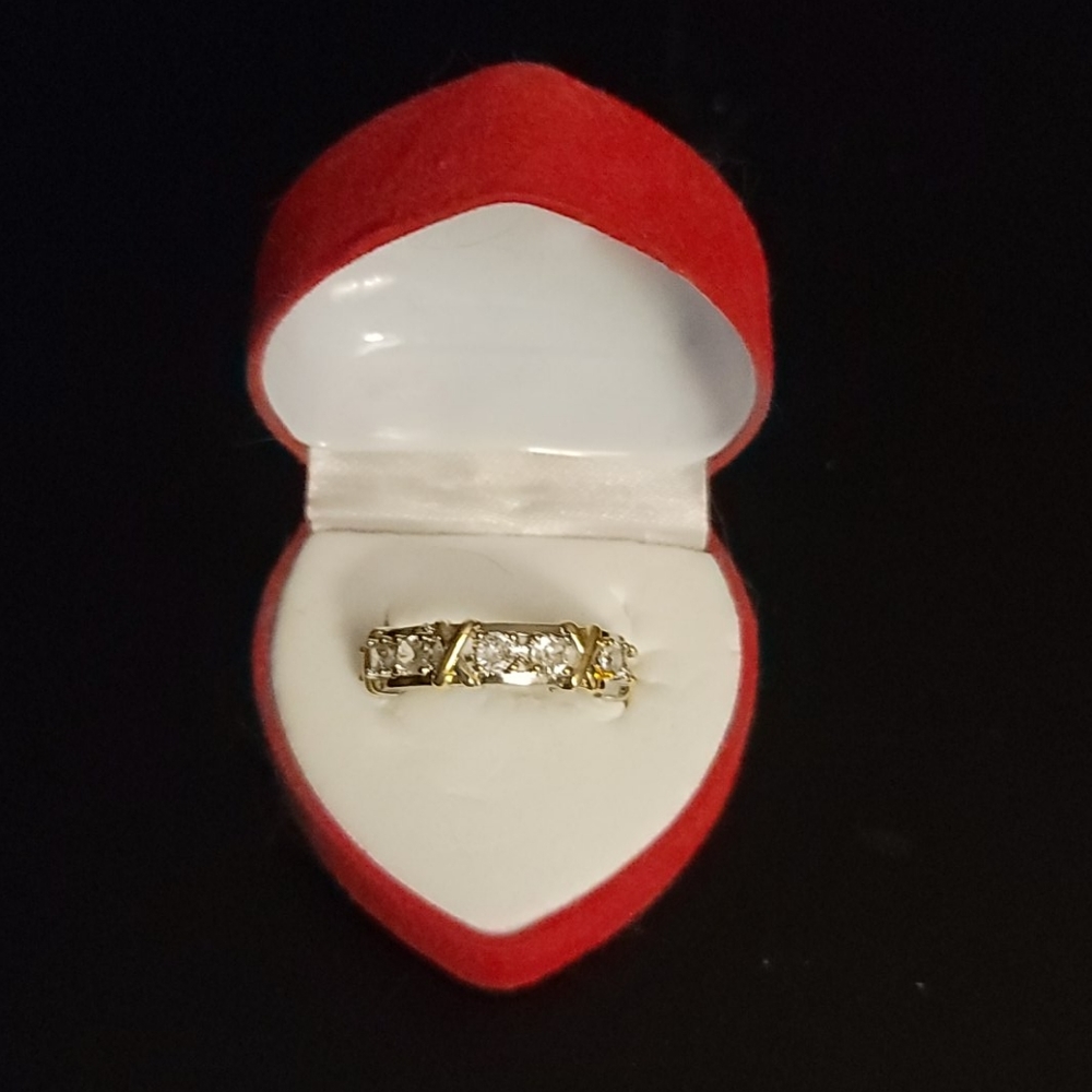 Diamond Band Ring, Size 7